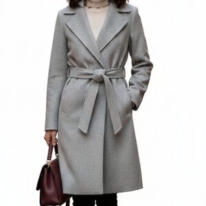 (NEW‼️) Wilfred: 🔥100% VIRGIN WOOL🔥 Gray Coat 🩶 Aritzia XS-S